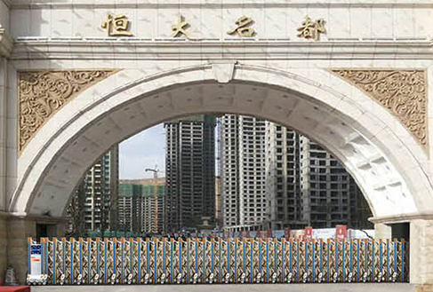 電動(dòng)伸縮門工程案例1